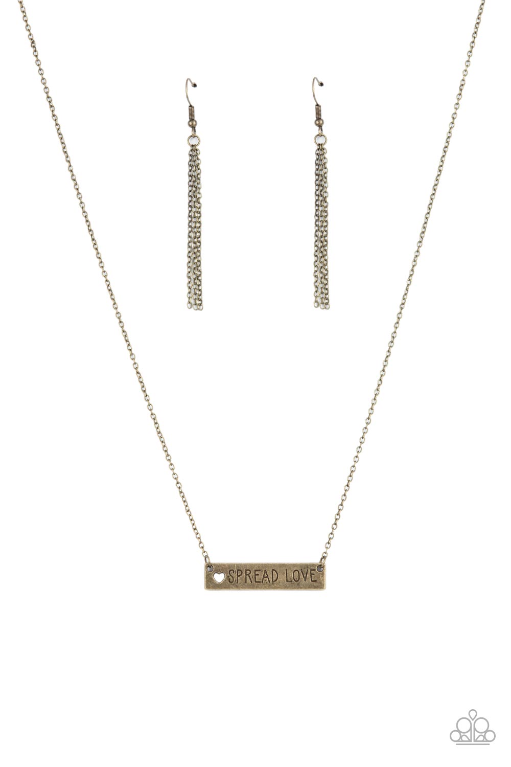 Paparazzi Jewelry & Accessories - Spread Love - Brass Necklace. Bling By Titia Boutique