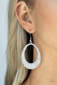 Paparazzi Accessories - Storybook Bride - White Earrings