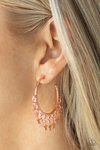 Paparazzi Accessories - Happy Independence Day - Copper Earrings. Bling By Titia Boutique
