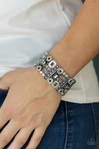 Paparazzi Jewelry & Accessories - Dynamically Diverse - Silver Bracelet. Bling By TItia Boutique