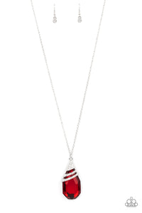 Paparazzi Jewelry & Accessories - Demandingly Diva - Red Necklace