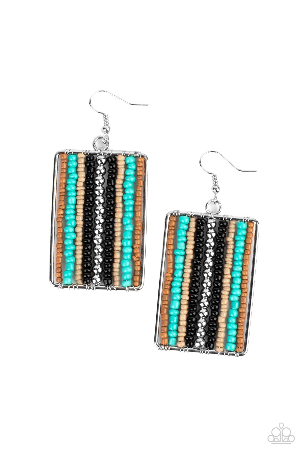 Paparazzi Jewelry & Accessories - Beadwork Wonder - Black Earrings. Bling By Titia Boutique