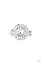 Load image into Gallery viewer, Paparazzi Accessories - Targeted Timelessness - Pink Ring Bling By Titia Boutique