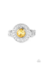 Load image into Gallery viewer, Paparazzi Accessories - Targeted Timelessness - Yellow Ring - Bling By Titia Boutique
