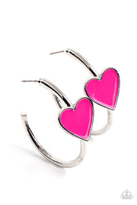 Paparazzi Jewelry & Accessories - Kiss Up - Pink Earrings. Bling By Titia Boutique