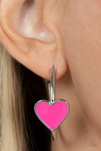 Load image into Gallery viewer, Paparazzi Jewelry &amp; Accessories - Kiss Up - Pink Earrings. Bling By Titia Boutique
