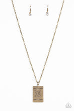 Load image into Gallery viewer, Paprazzi Accessories - All About Trust - Brass Necklace - Bling By Titia Boutique