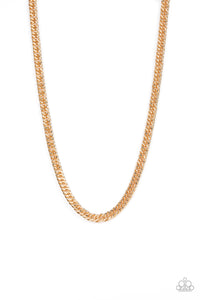 Paparazzi Jewelry & Accessories - Standing Room Only - Gold Necklace. Bling By Titia Boutique