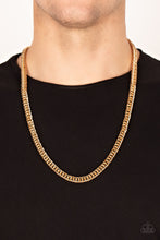 Load image into Gallery viewer, Paparazzi Jewelry &amp; Accessories - Standing Room Only - Gold Necklace. Bling By Titia Boutique