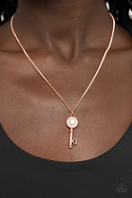 Load image into Gallery viewer, Prized Key Player - Copper Necklace. Bling By Titia Boutique