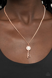 Prized Key Player - Copper Necklace. Bling By Titia Boutique