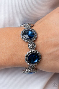 Paparazzi Accessories - Palace Property - Blue Bracelet - Bling By Titia Boutique