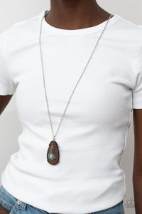 Paparazzi Accessories - Personal FOWL - Blue Necklace