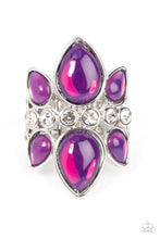 Load image into Gallery viewer, Paparazzi Accessories - TRIO Tinto - Purple Ring - Bling By Titia Boutique