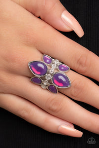 Paparazzi Accessories - TRIO Tinto - Purple Ring - Bling By Titia Boutique