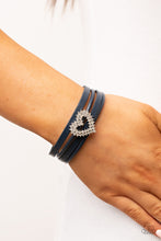 Load image into Gallery viewer, Papparazzi Accessories - Wildly in Love - Blue Bracelet Bling By Titia Boutique