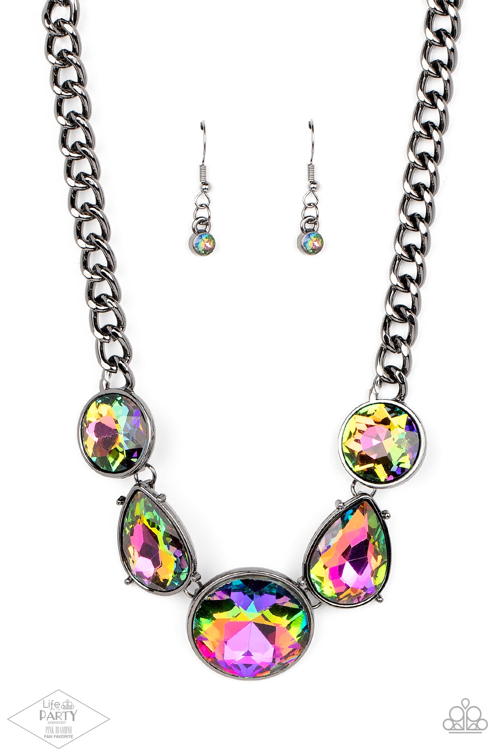 Paparazzi Jewelry & Accessories - All The Worlds My Stage - Multi Necklace. Bling By Titia Boutique