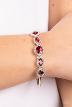 Load image into Gallery viewer, Paparazzi Accessories - Simmer on GLOW - Red Bracelet - Bling By Titia Boutique