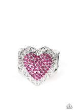 Load image into Gallery viewer, Paparazzi Accessories - Romantic Escape - Pink Ring - Bling By Titia Boutique