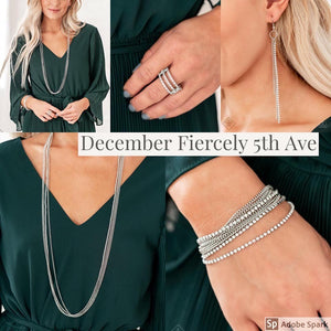Paparazzi Accessories - Fiercely 5th Avenue - December 2019