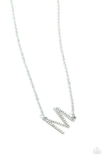Load image into Gallery viewer, Paparazzi Accessories - INITIALLY Yours - M - White Necklace - Bling By Titia BOutique
