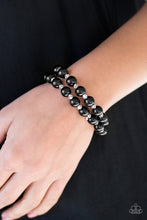 Load image into Gallery viewer, BALLROOM and Board - Black Paparazzi Jewelry Bracelet paparazzi accessories jewelry Bracelet