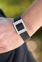 Load image into Gallery viewer, Diamond Diva - Black Paparazzi Jewelry Bracelet paparazzi accessories jewelry Bracelet