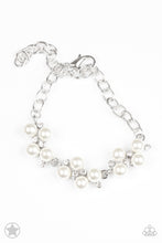 Load image into Gallery viewer, I Do - White Pearl Blockbuster Paparazzi Jewelry Bracelet paparazzi accessories jewelry Bracelet