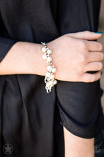 Load image into Gallery viewer, I Do - White Pearl Blockbuster Paparazzi Jewelry Bracelet paparazzi accessories jewelry Bracelet