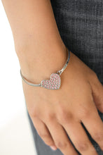 Load image into Gallery viewer, Paparazzi Accessories - Heart-Stopping Shimmer - Pink Bracelet