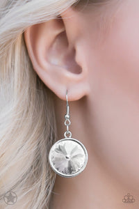 Hypnotized - Silver Rhinestone Blockbuster Paparazzi Jewelry Necklace paparazzi accessories jewelry Necklaces