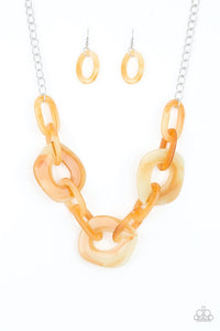 Courageously Chromatic - Yellow Paparazzi Jewelry Necklace paparazzi accessories jewelry Necklaces