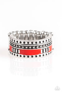 Super Summer - Red Paparazzi Jewelry Ring paparazzi accessories jewelry Ring