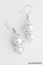 Load image into Gallery viewer, Mrs. Gatsby - White Pearl Paparazzi Jewelry Earrings paparazzi accessories jewelry Earrings