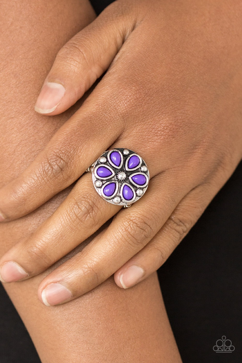Color Me Calla Lily - Purple Paparazzi Jewelry Ring paparazzi accessories jewelry Ring