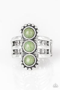 Rio Trio - Green Paparazzi Jewelry Ring paparazzi accessories jewelry Ring